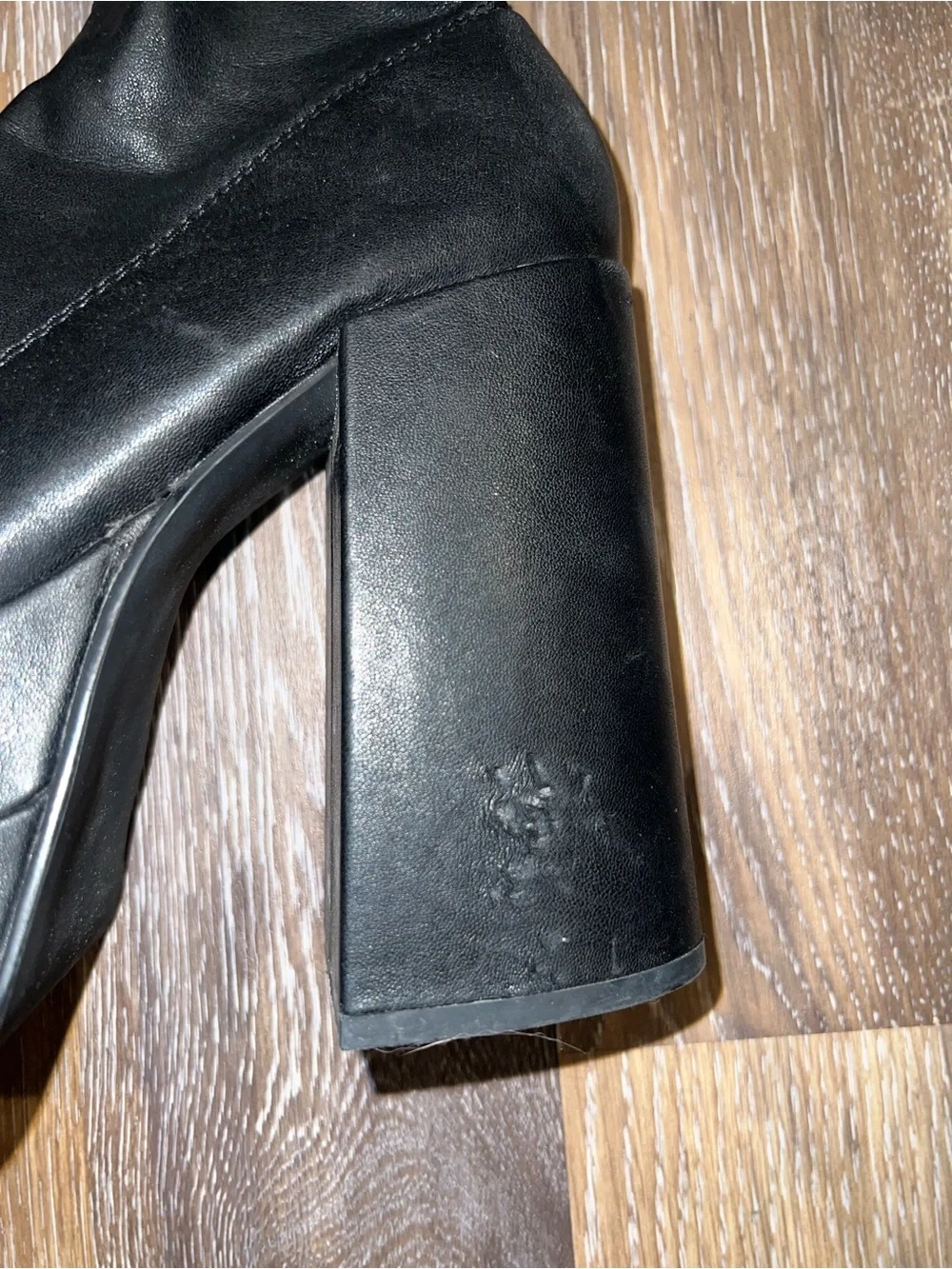 Steve Madden Cypress Black Knee High Boots - Picture 2 of 5